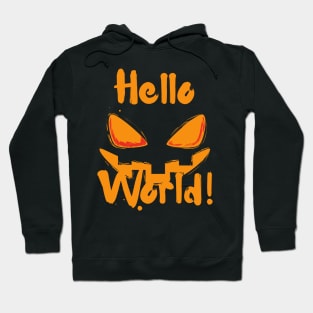 Halloween scary spirit hello world Hoodie